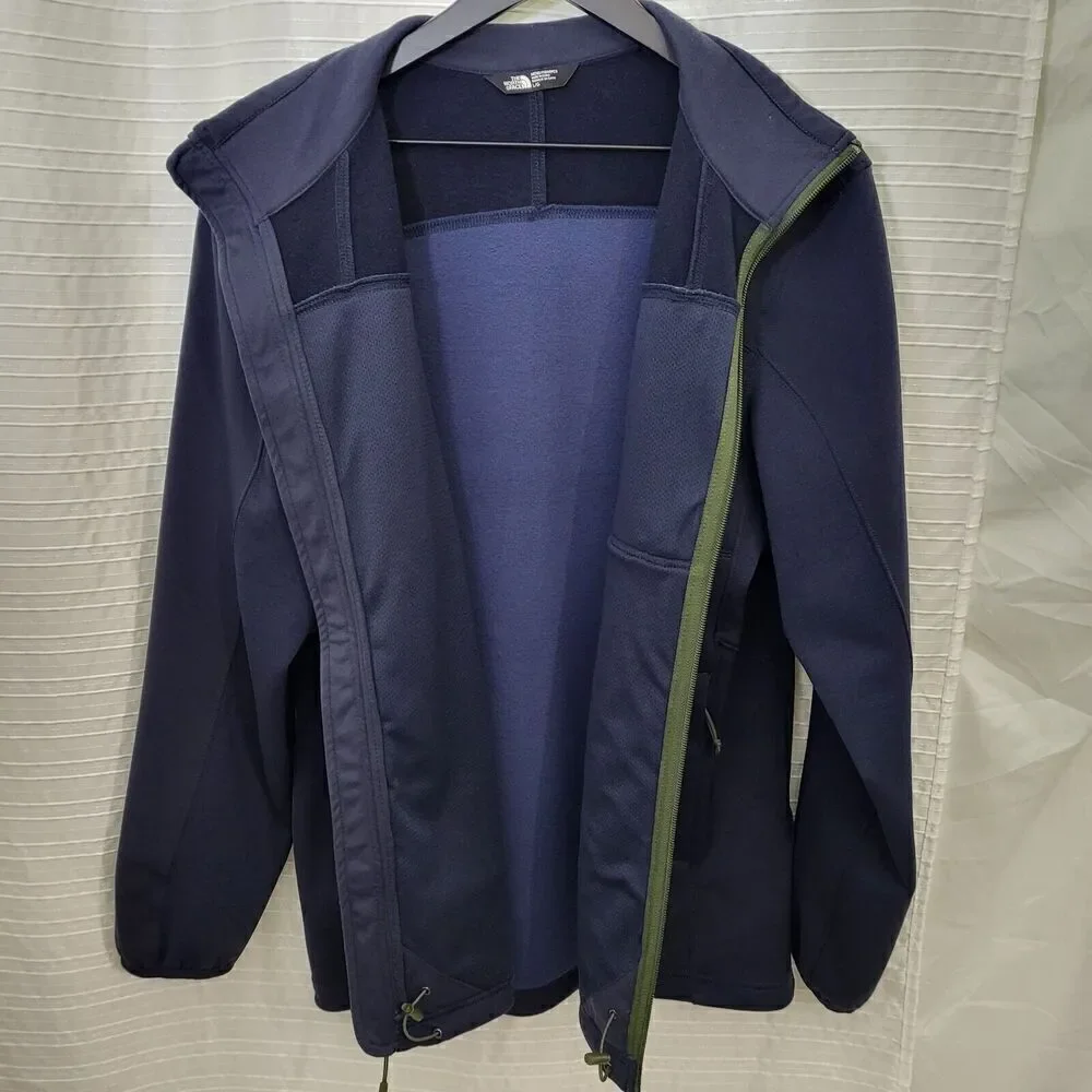 The North Face 200wt Cinder Lightweight Jacket Navy Army Green Zip Men's Size L